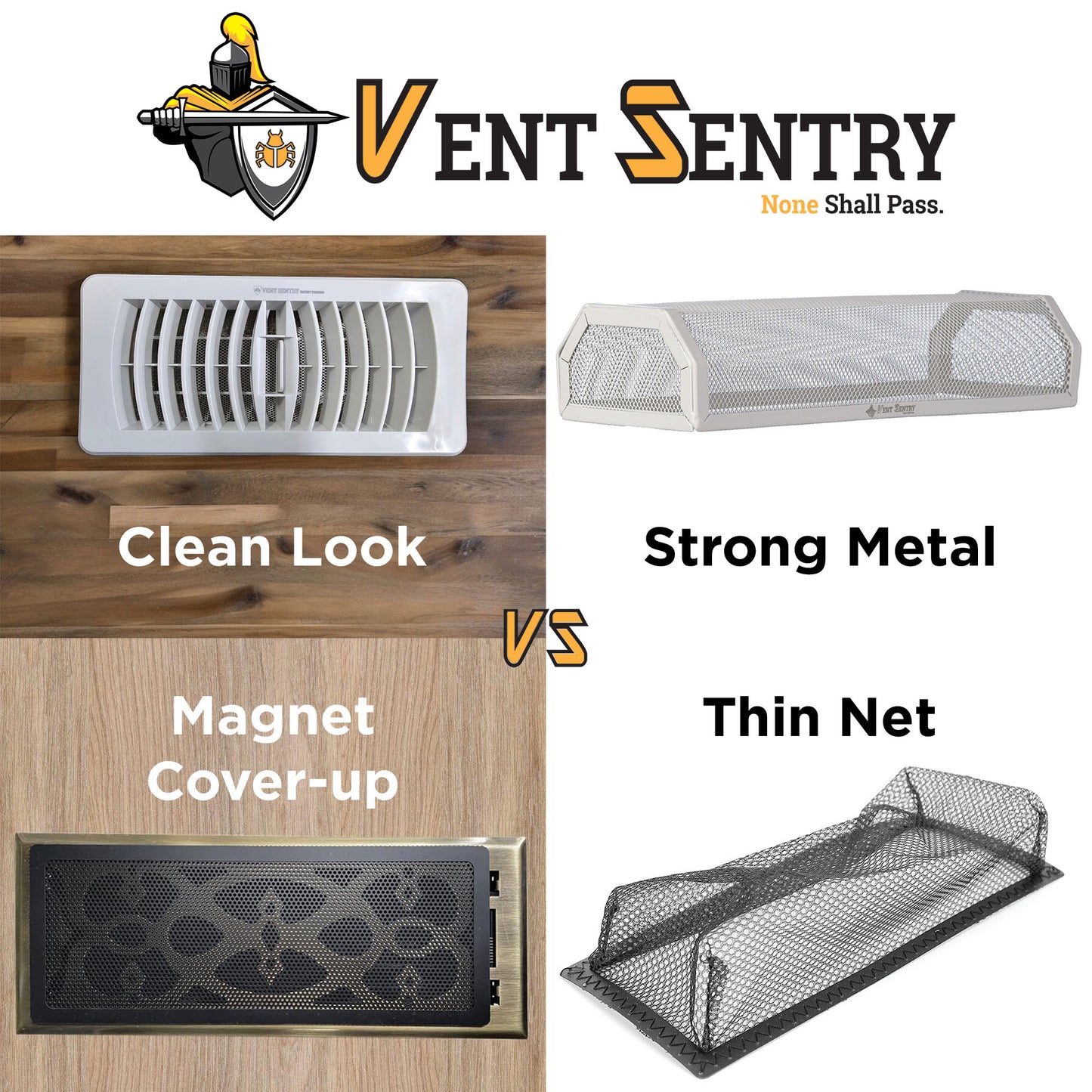 Vent Sentry 10 x 4 + Vent Register